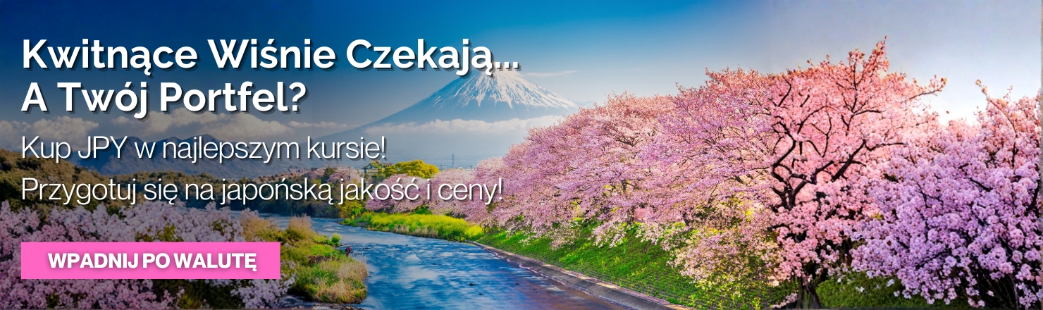 Jen japoński JPY kwitnienie wiśni Jen japoński JPY kwitnienie wiśni