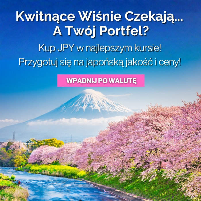 Jen japoński JPY kwitnienie wiśni Jen japoński JPY kwitnienie wiśni