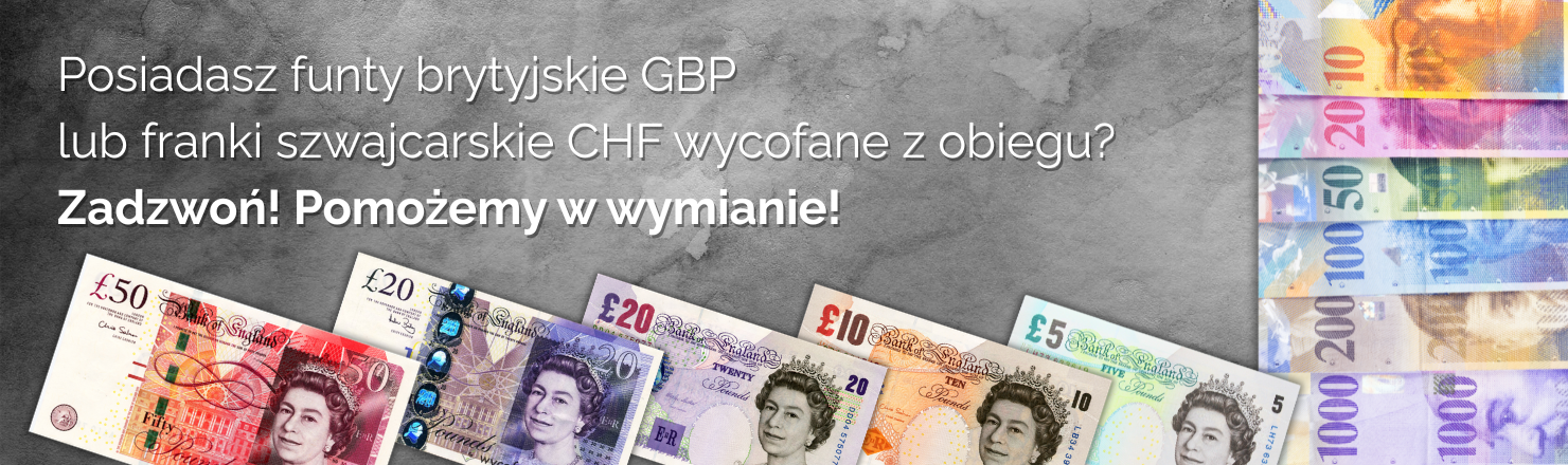 Wycofane funty i franki