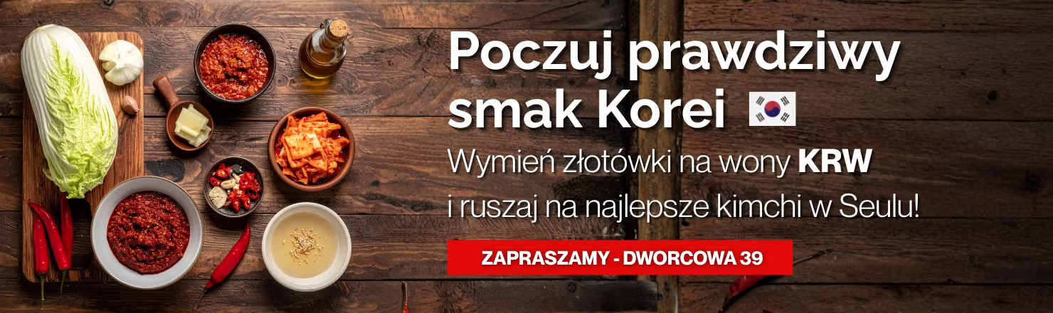 Poczuj prawdziwy smak Korei - won koreański
