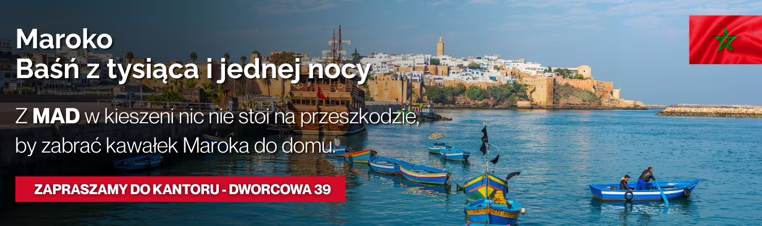 Dirham marokański MAD w najlepszym kursie