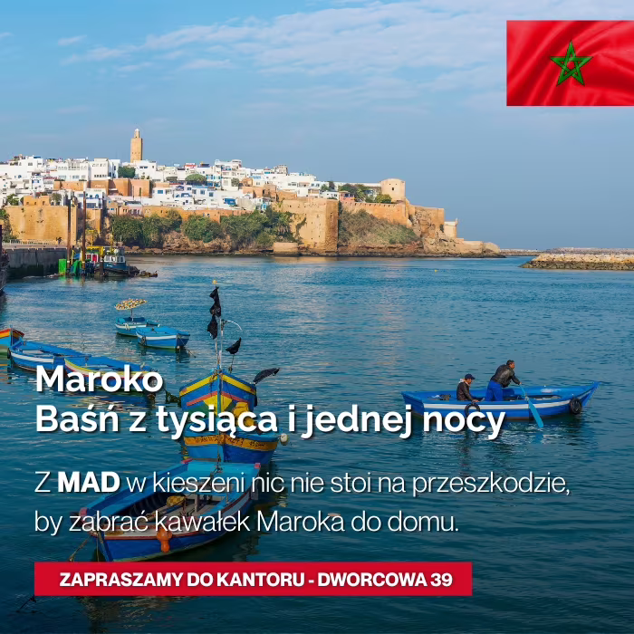 Dirham marokański MAD w najlepszym kursie