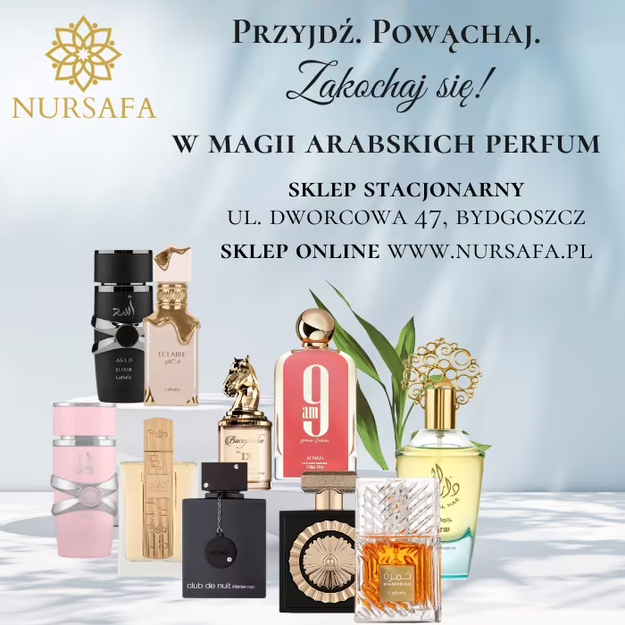 Nursafa Perfumeria Bydgoszcz - oryginalne perfumy w najlepszych cenach! Nursafa Perfumeria Bydgoszcz - oryginalne perfumy w najlepszych cenach!